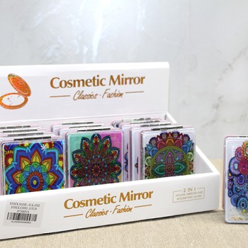 Mandala Desenli Hareketli Sulu El Aynası - Model 2 Mandala Desenli Hareketli Sulu El Aynası - Model 2
