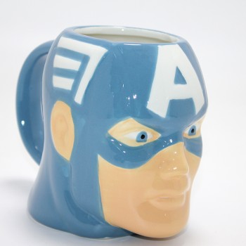Marvel Captain America (Kaptan Amerika) 3D Kabartmalı Kupa Bardak Marvel Captain America (Kaptan Amerika) 3D Kabartmalı Kupa Bardak