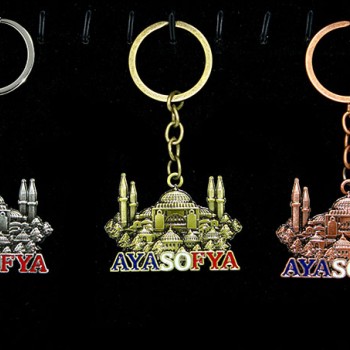Metal Ayasofya Anahtarlık Metal Ayasofya Anahtarlık
