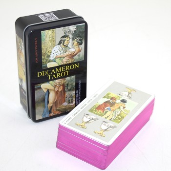 Metal Kutulu Tarot Kartı Decameron Metal Kutulu Tarot Kartı Decameron