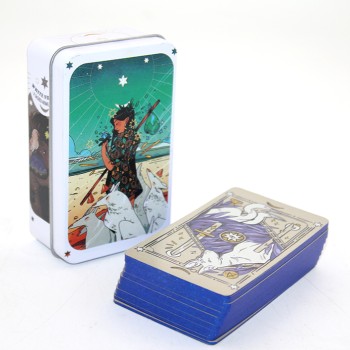 Metal Kutulu Tarot Kartı White Numen Metal Kutulu Tarot Kartı White Numen