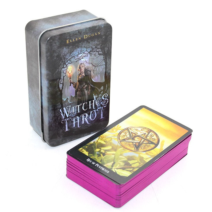 Metal Kutulu Tarot Kartı Witches Tarot Metal Kutulu Tarot Kartı Witches Tarot