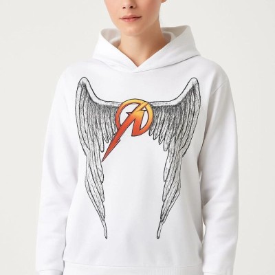 Metallica İki İplik Kapüşonlu Ön ve Arka Baskılı hoodie - Beyaz Metallica İki İplik Kapüşonlu Ön ve Arka Baskılı hoodie - Beyaz