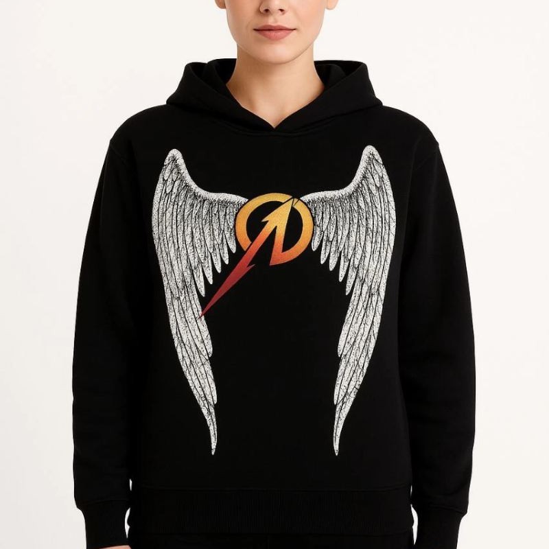 Metallica İki İplik Kapüşonlu Ön ve Arka Baskılı hoodie - Siyah Metallica İki İplik Kapüşonlu Ön ve Arka Baskılı hoodie - Siyah