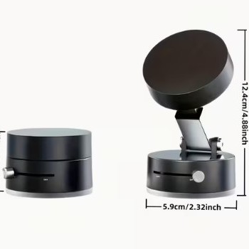 Mıknatıslı Katlanabilir Telefon Tutucu - Torpido ve Cam Uyumlu Mıknatıslı Katlanabilir Telefon Tutucu - Torpido ve Cam Uyumlu