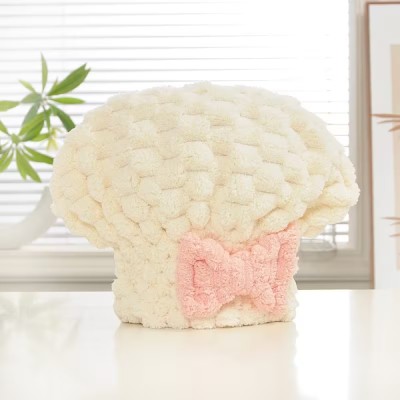 Mikrofiber Örgü Saç Kurutma Bone Havlu Mikrofiber Örgü Saç Kurutma Bone Havlu