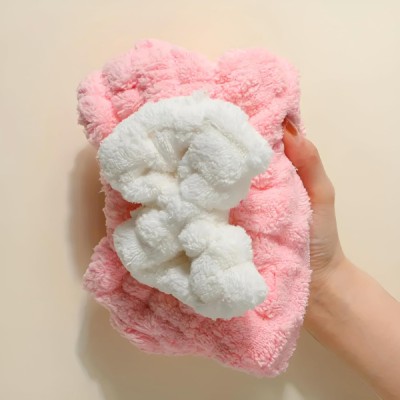 Mikrofiber Örgü Saç Kurutma Bone Havlu Mikrofiber Örgü Saç Kurutma Bone Havlu