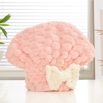 Mikrofiber Örgü Saç Kurutma Bone Havlu Mikrofiber Örgü Saç Kurutma Bone Havlu