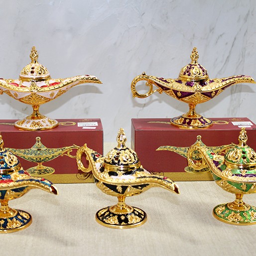 Mineli Metal Alaaddin Lambası Model 5 Mineli Metal Alaaddin Lambası Model 5