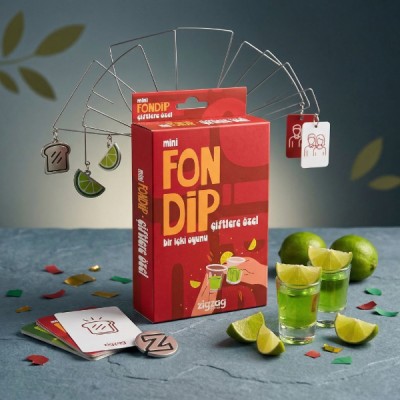 Mini Fondip Çiftlere Özel Eğlenceli Kart Oyunu Mini Fondip Çiftlere Özel Eğlenceli Kart Oyunu
