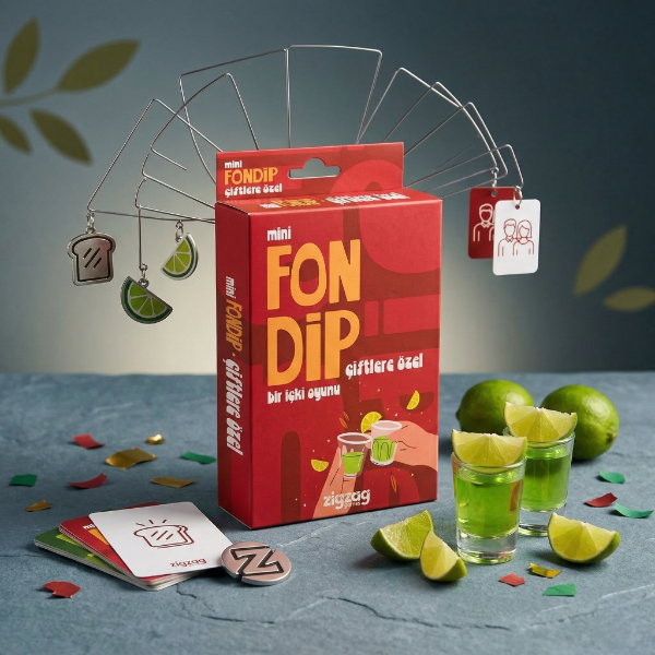 Mini Fondip Çiftlere Özel Eğlenceli Kart Oyunu Mini Fondip Çiftlere Özel Eğlenceli Kart Oyunu