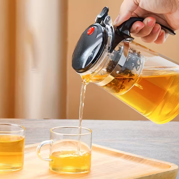 Otomatik Basmalı Demlik 900 ml Otomatik Basmalı Demlik 900 ml