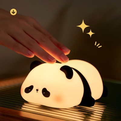 Panda Tasarımlı Renk Değiştirebilen Dokunmatik Gece Lambası Panda Tasarımlı Renk Değiştirebilen Dokunmatik Gece Lambası