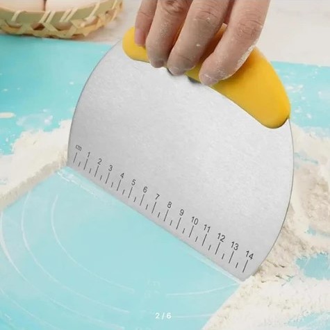 Paslanmaz Çelik Hamur Kesme ve Şekillendirme Spatulası Paslanmaz Çelik Hamur Kesme ve Şekillendirme Spatulası