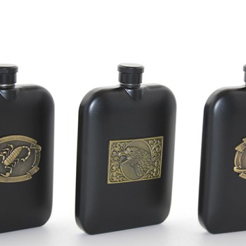 Paslanmaz Çelik Kabartmalı Tekli 6 Oz Matara Paslanmaz Çelik Kabartmalı Tekli 6 Oz Matara