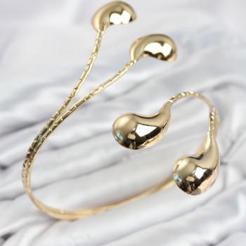 Pazu Bileklik Gold Renk Pirinç Damla Model Pazu Bileklik Gold Renk Pirinç Damla Model