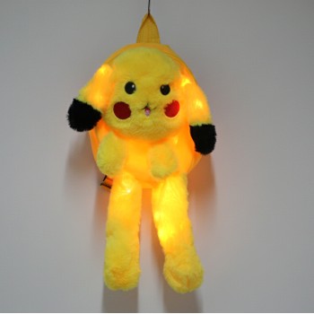 Peluş Işıklı Oynar Kulaklı Pikachu Sırt Çantası Peluş Işıklı Oynar Kulaklı Pikachu Sırt Çantası