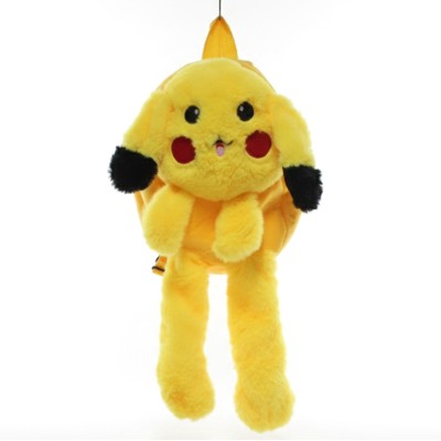 Peluş Işıklı Oynar Kulaklı Pikachu Sırt Çantası Peluş Işıklı Oynar Kulaklı Pikachu Sırt Çantası