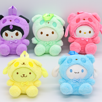 Peluş Kawaii Kuromi My Melody ve Cinnamoroll Sırt Çantası Peluş Kawaii Kuromi My Melody ve Cinnamoroll Sırt Çantası