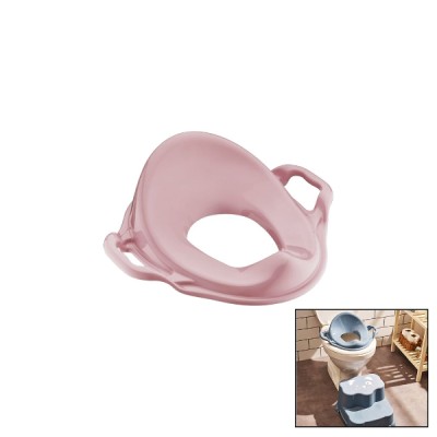 Pembe Kulplu Çocuk Klozet Adaptörü Pembe Kulplu Çocuk Klozet Adaptörü