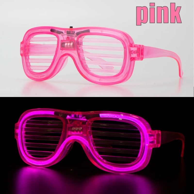 Pembe Led Işıklı Parti Gözlüğü - Neon 3 Modlu Pembe Led Işıklı Parti Gözlüğü - Neon 3 Modlu