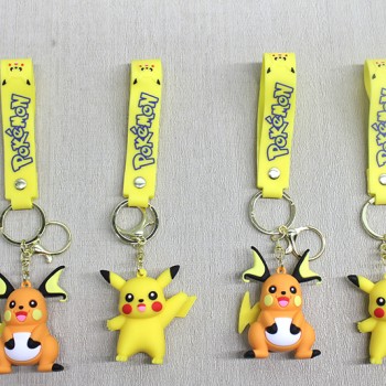 Pikachu Raichu Silikon Anahtarlık Pikachu Raichu Silikon Anahtarlık