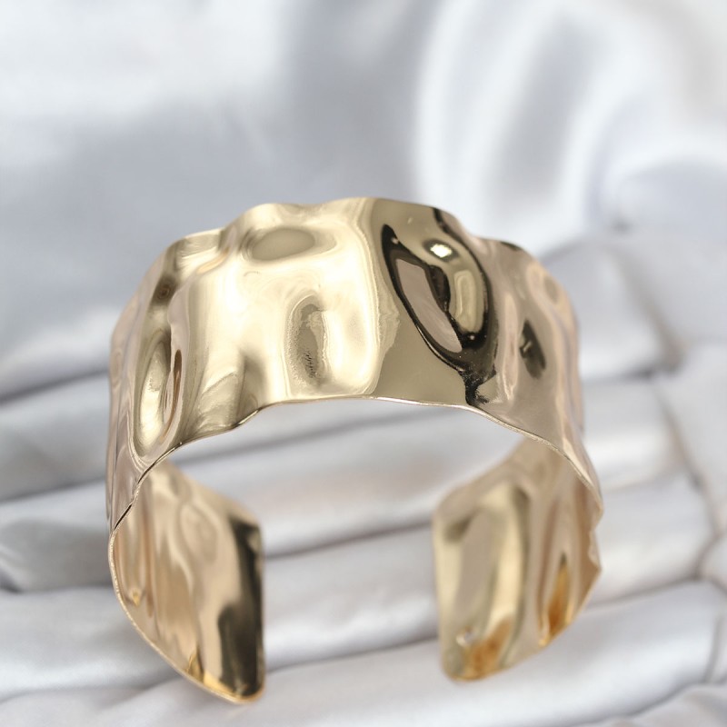 Pirinç Gold Renk Levha Model Kadın Bileklik Pirinç Gold Renk Levha Model Kadın Bileklik