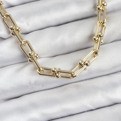 Pirinç Gold Renk Tifani Model Kadın Kolye Pirinç Gold Renk Tifani Model Kadın Kolye