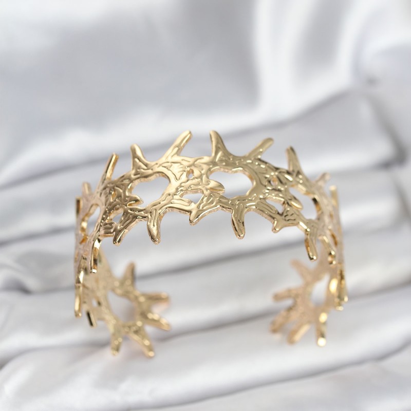 Pirinç Gold Renk Vintage Kadın Bileklik Pirinç Gold Renk Vintage Kadın Bileklik
