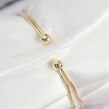 Pirinç Zirkon Taşlı İnci Model Gold Renk Kadın Bileklik Pirinç Zirkon Taşlı İnci Model Gold Renk Kadın Bileklik