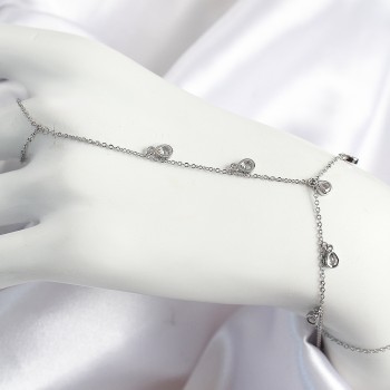 Pirinç Zirkon Taşlı Sallantılı Damla Model Gümüş Renk Kadın Şahmeran Pirinç Zirkon Taşlı Sallantılı Damla Model Gümüş Renk Kadın Şahmeran