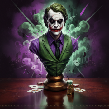 Polyester Joker Figür Polyester Joker Figür