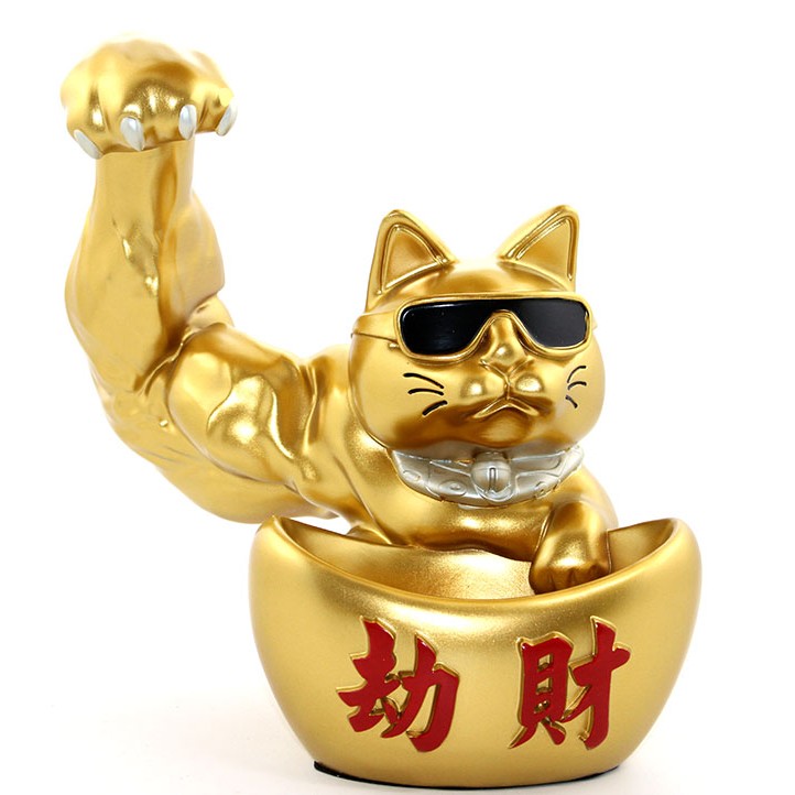 Polyester Şanslı Kedi Figürü Model 1 Polyester Şanslı Kedi Figürü Model 1