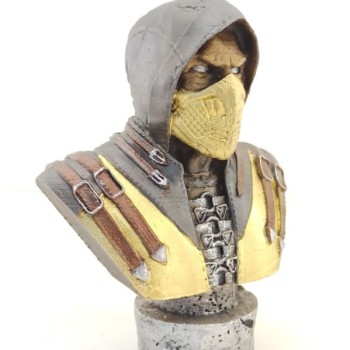 Polyester Scorpion Büst Küçük Boy Polyester Scorpion Büst Küçük Boy