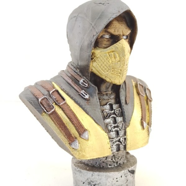 Polyester Scorpion Büst Küçük Boy Polyester Scorpion Büst Küçük Boy