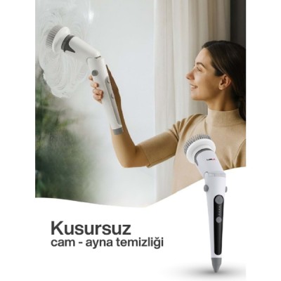 Portatif Şarjlı Temizleme Fırçası 