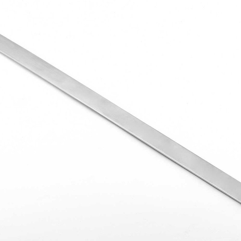 Profesyonel Adana Kebap Şişi - 60 cm - Yassı Metal - Mangal Ekipmanı