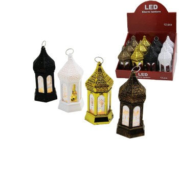 Ramazan Temalı Büyük Altıgen Kapalı Kubbe LED Lamba Ramazan Temalı Büyük Altıgen Kapalı Kubbe LED Lamba