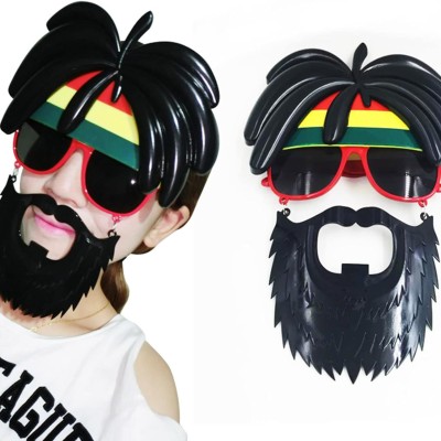 Rasta Peruklu Bob Marley Parti Gözlüğü Rasta Peruklu Bob Marley Parti Gözlüğü