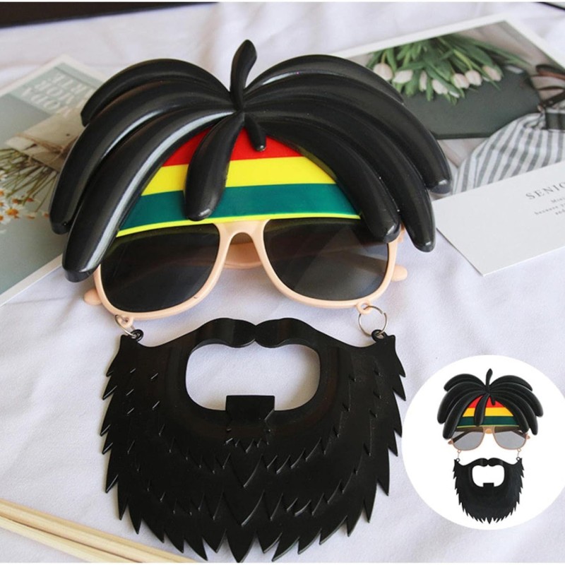 Rasta Peruklu Bob Marley Parti Gözlüğü Rasta Peruklu Bob Marley Parti Gözlüğü