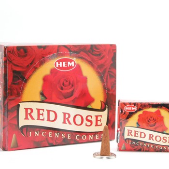 Red Rose Aromalı Konik Tütsü Red Rose Aromalı Konik Tütsü