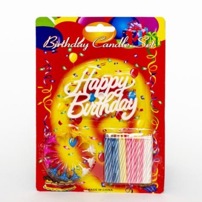 Rengarenk Happy Birthday Doğum Günü Mumları Rengarenk Happy Birthday Doğum Günü Mumları