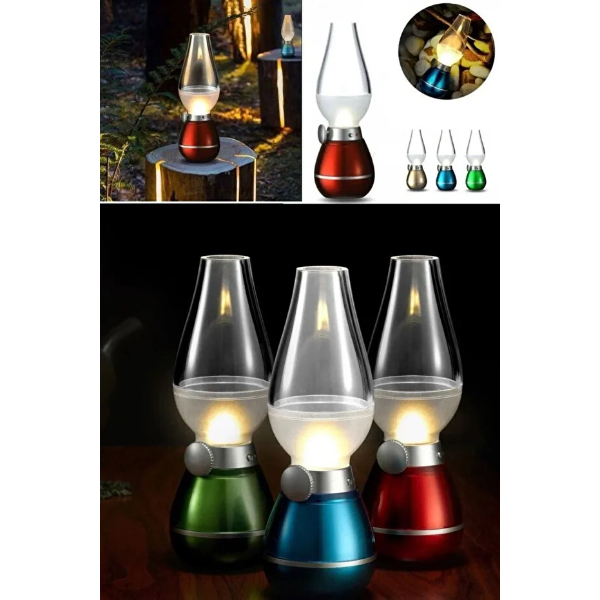 Retro Gaz Lambası Tasarımlı LED Lamba Retro Gaz Lambası Tasarımlı LED Lamba