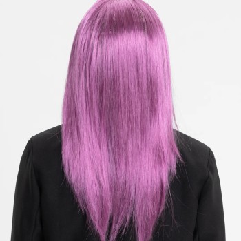 Rose Pembe Düz Kesim Peruk Rose Pembe Düz Kesim Peruk