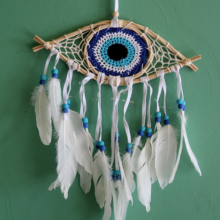 Rüya Kapanı Dream Catcher Göz Tasarımı Model 1 Rüya Kapanı Dream Catcher Göz Tasarımı Model 1