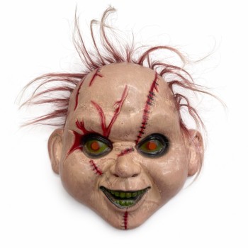 Saçlı Chucky Korku Maskesi – Gerçekçi Dikişli ve Detaylı Maske Saçlı Chucky Korku Maskesi – Gerçekçi Dikişli ve Detaylı Maske