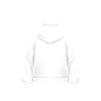 Samuray Ninja Çift Kapşonlu ZIP Fermuarlı Kanguru Cepli Tam Fermuarlı Hoodie Swetshirt - Beyaz Samuray Ninja Çift Kapşonlu ZIP Fermuarlı Kanguru Cepli Tam Fermuarlı Hoodie Swetshirt - Beyaz