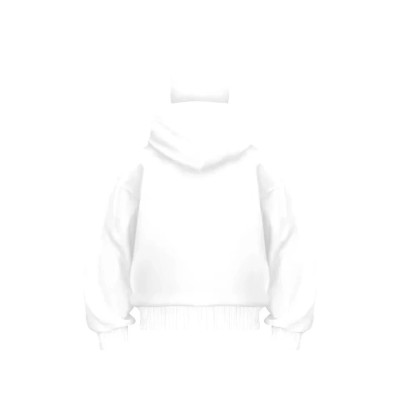 Samuray Ninja Çift Kapşonlu ZIP Fermuarlı Kanguru Cepli Tam Fermuarlı Hoodie Swetshirt - Beyaz Samuray Ninja Çift Kapşonlu ZIP Fermuarlı Kanguru Cepli Tam Fermuarlı Hoodie Swetshirt - Beyaz