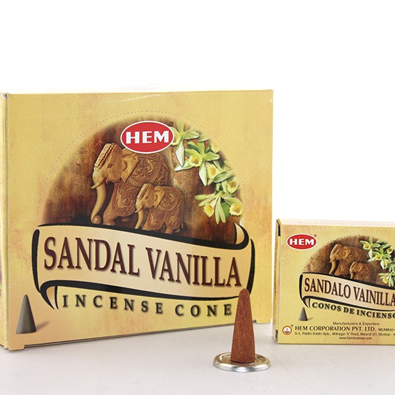 Sandal Vanilla Aromalı Konik Tütsü Sandal Vanilla Aromalı Konik Tütsü