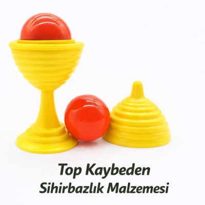 Sarı Renk Sihirli Kupa Top Kaybetme Oyunu 7 cm Sarı Renk Sihirli Kupa Top Kaybetme Oyunu 7 cm